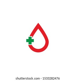 Blood logo template vector icon illustration design