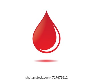 Blood logo template vector icon illustration design