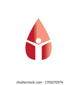 blood logo templete vector icon illustrations design