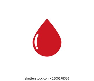 Blood Logo vector icon illustration design