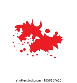 Blood logo vector icon illustration design 