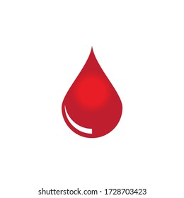 
Diseño de la ilustración vectorial del logotipo sanguíneo