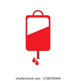 
Blood logo vector illustration design