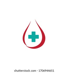 Blood Logo vector illustration template icon