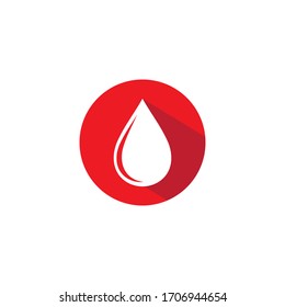 Blood Logo vector illustration template icon