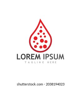 vectores e imágenes de logotipo sanguíneo