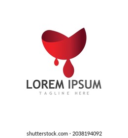 vectores e imágenes de logotipo sanguíneo