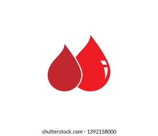 Blood logo vector template - Vector