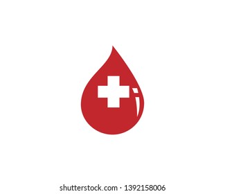 Blood logo vector template - Vector