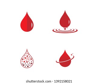 Blood logo vector template - Vector