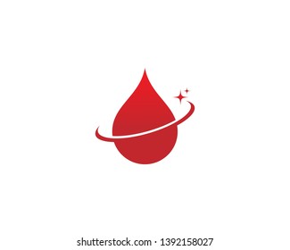 Blood logo vector template - Vector