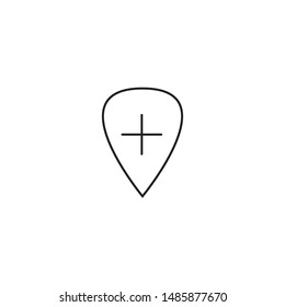 Blood minimal line icon vector