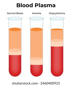 Blood Plasma Science Design Vector Illustration Diagram