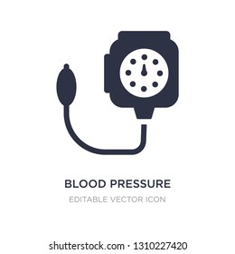 blood pressure control tool icon on white background. Simple element illustration from Medical concept. blood pressure control tool icon symbol design.