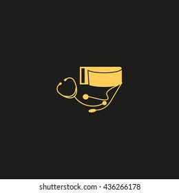 blood pressure cuff icon