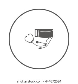 blood pressure cuff icon