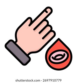 Elemento del icono del manguito de presión arterial para el diseño