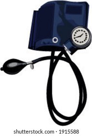 Blood Pressure Cuff VECTOR Graphic FORMAT