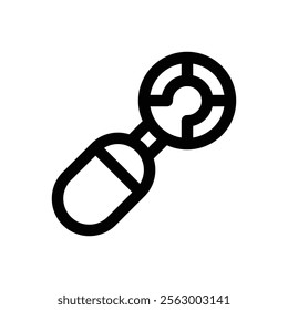 Blood pressure. Editable stroke vector icon.