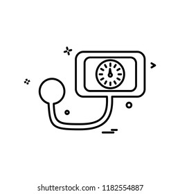 Blood Pressure icon design vector