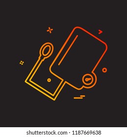 Blood Pressure icon design vector