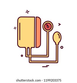 Blood Pressure icon design vector