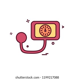 Blood Pressure icon design vector
