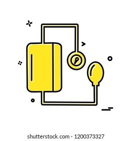Blood Pressure icon design vector