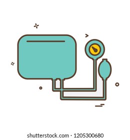 Blood pressure icon design vector