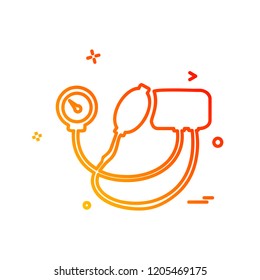 Blood Pressure icon design vector