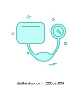 Blood Pressure icon design vector