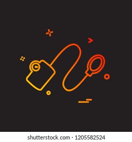 Blood Pressure icon design vector