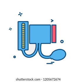 Blood Pressure icon design vector