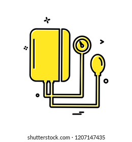 Blood Pressure icon design vector