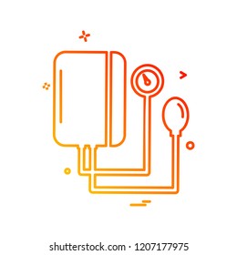 Blood Pressure icon design vector