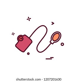 Blood Pressure icon design vector