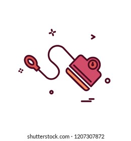 Blood Pressure icon design vector