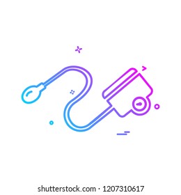 Blood pressure icon design vector