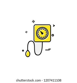 Blood pressure icon design vector