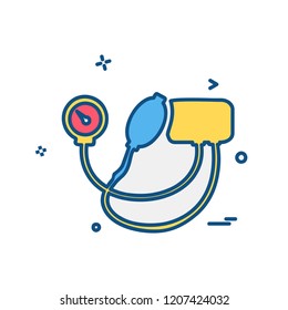 Blood Pressure icon design vector
