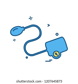 Blood Pressure icon design vector