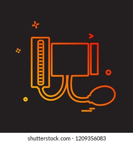 Blood Pressure icon design vector