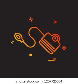 Blood Pressure icon design vector