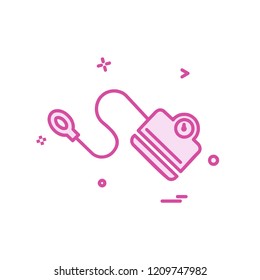 Blood Pressure icon design vector