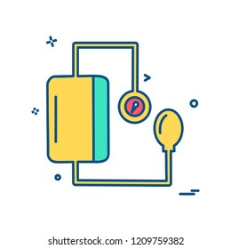 Blood Pressure icon design vector