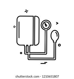 Blood Pressure icon design vector