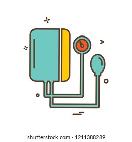 Blood Pressure icon design vector
