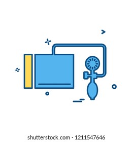 Blood Pressure icon design vector