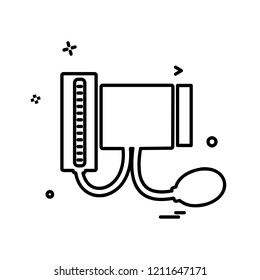 Blood Pressure icon design vector