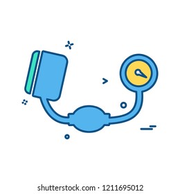 Blood Pressure icon design vector